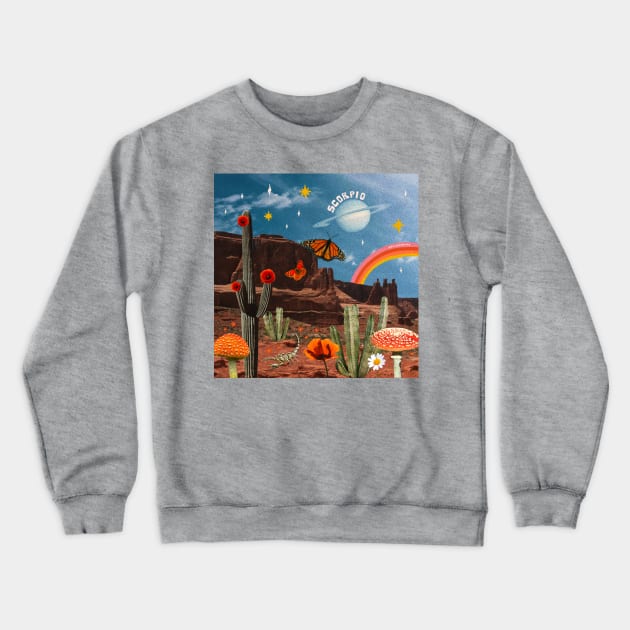 Scorpio Collage Crewneck Sweatshirt by Doodle by Meg